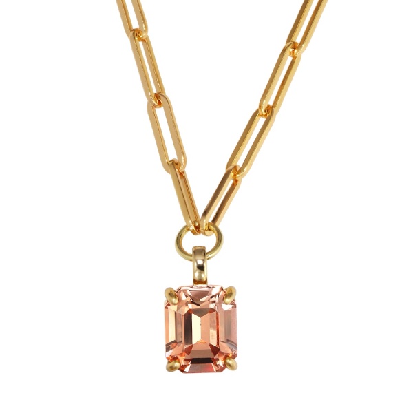 Dyrberg Kern Octa Gold Necklace - Peach